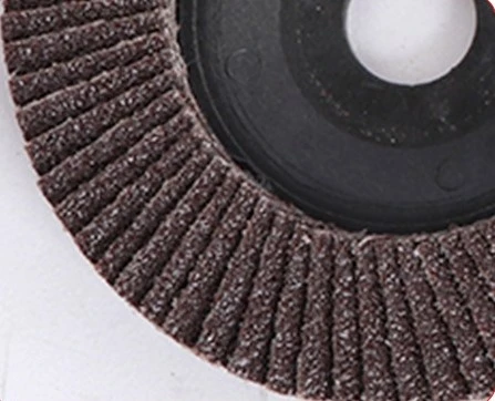 details of plastic backing flap disc